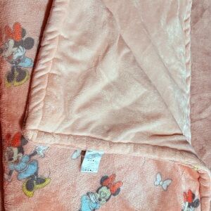 Baby Blanket Minnie Disney Baby Minnie Mouse Double‎ Sided Fleece Puff Blanket